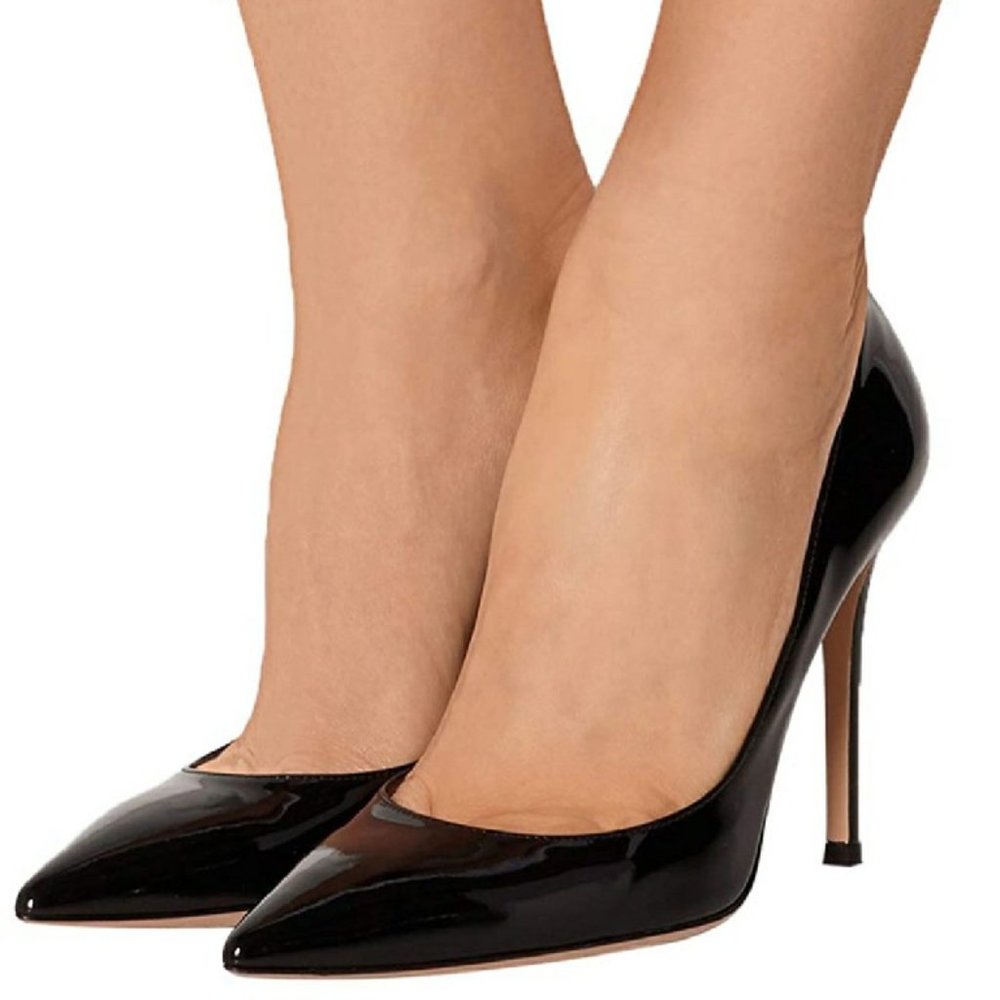 FSJ Women Formal Pointed Toe Pumps High Heel - Picture 4 of 11